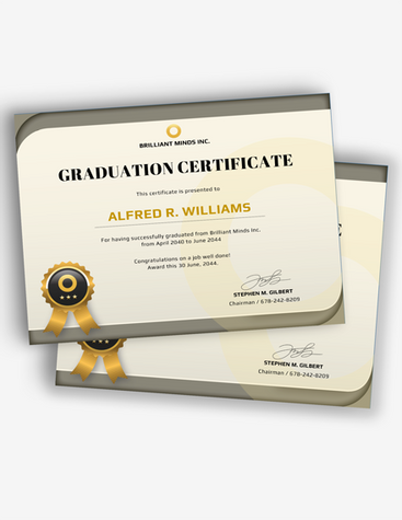 Classic Graduation Certificate
