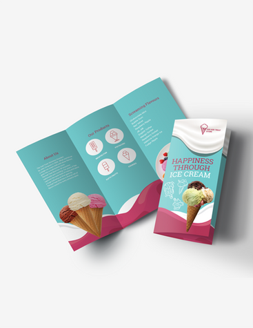 Fun Ice Cream Shop Brochure