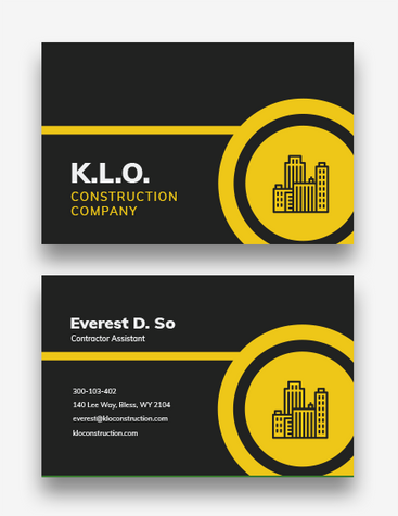 Contractor Assistant Card