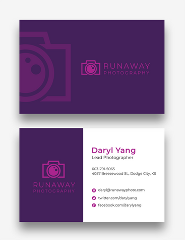Fun Photography Business Card