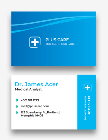 Medical Analyst Business Card