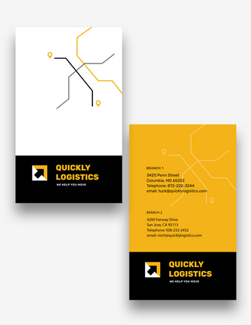 Delivery Service Business Card