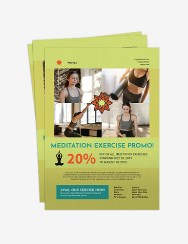 Yoga Admission Promo Flyer