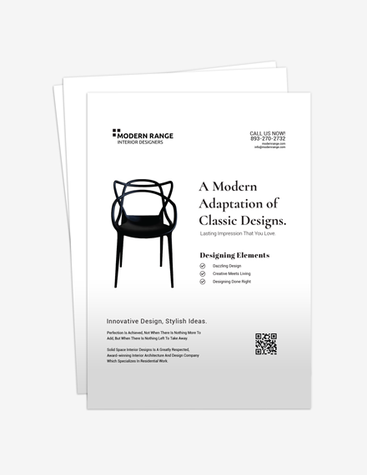 Minimalist Interior Design Flyer