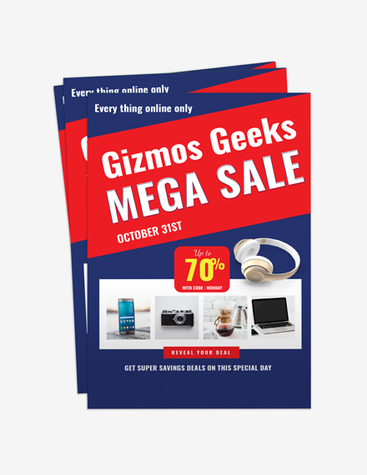 Electronics Mega Sale Flyer