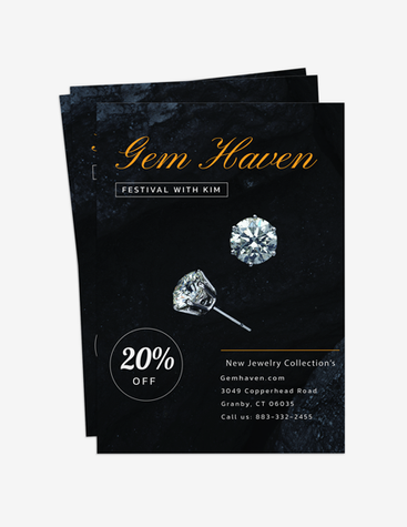 Elegant Jewelry Shop Flyer