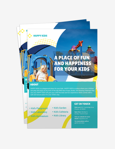 Kids Playground Flyer