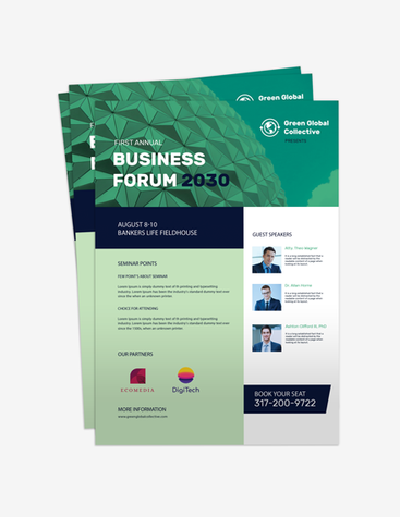 Modern Business Forum Flyer