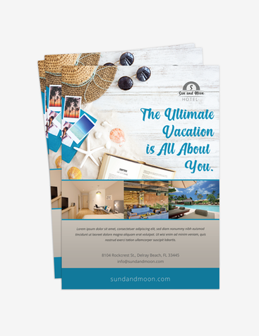 Vacation Hotel Company Flyer