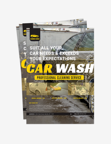 Car Washing Services Flyer