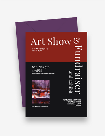 Art Exhibit Invitation