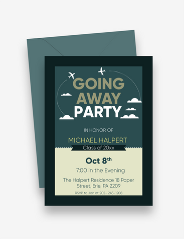Going Away Party Invitation