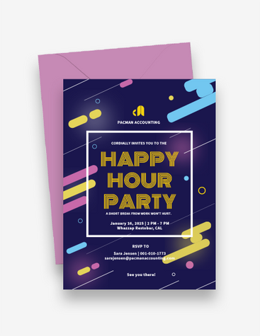Happy Hour Party Invitation