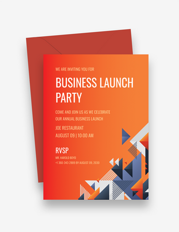 Launching Party Invitation