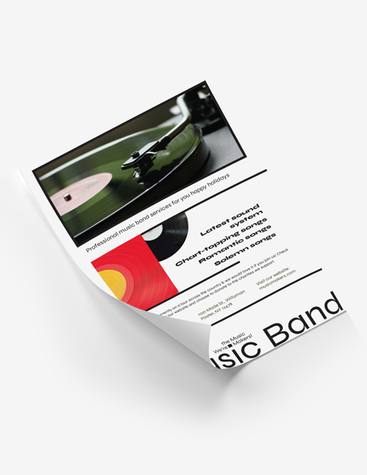 Music Band Services Poster