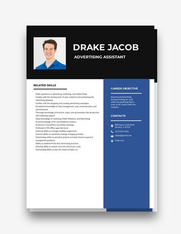 Ad Assistant Resume