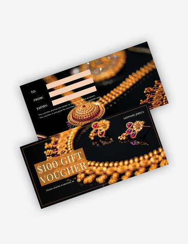 Jewelry Store Gift Voucher