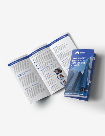 Blue Real Estate Brochure