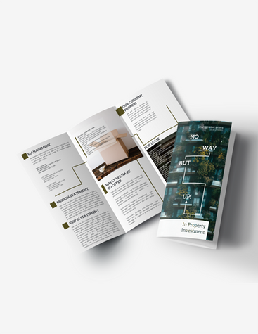 Three-Column Layout Real Estate Brochure