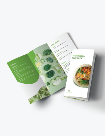 Fresh Green Restaurant Brochure