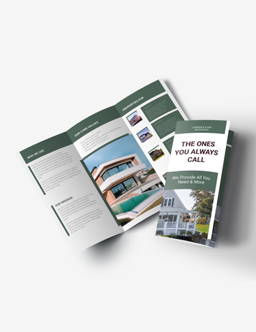 Effective Real Estate Agency Brochure