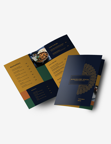 Indian Restaurant Brochure