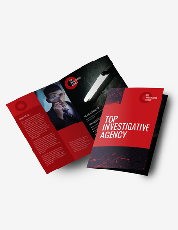 Investigative Agency Brochure
