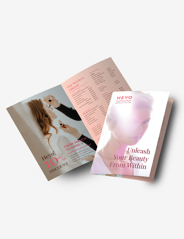 Pink Bridal Salon Brochure