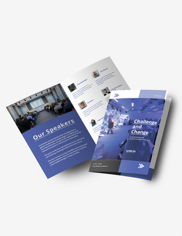Blue Organizational Brochure