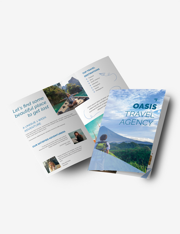 Full-Page Travel Agency Brochure