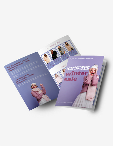 Purple Winter Sale Brochure