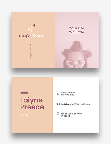 Personal Stylist Business Card