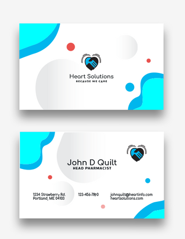 Professional Pharmacist Business Card