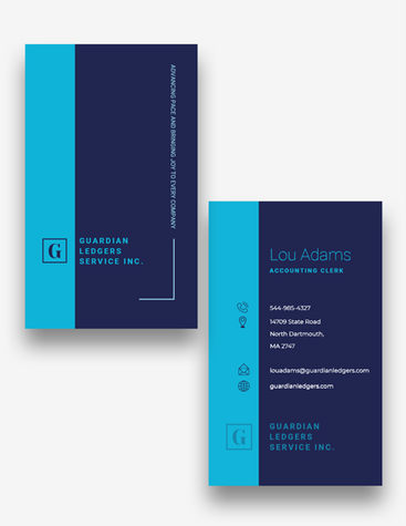 Bookkeeping Business Card