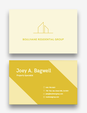 Residential Business Card