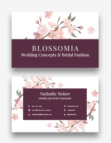 Bridal Shop Business Card