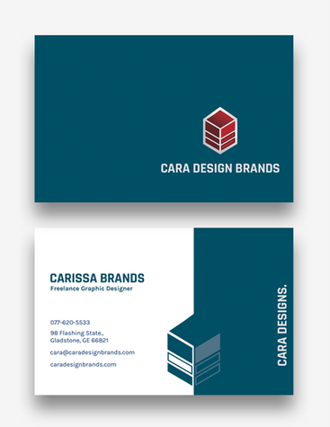 Subtle Graphic Designer Business Card
