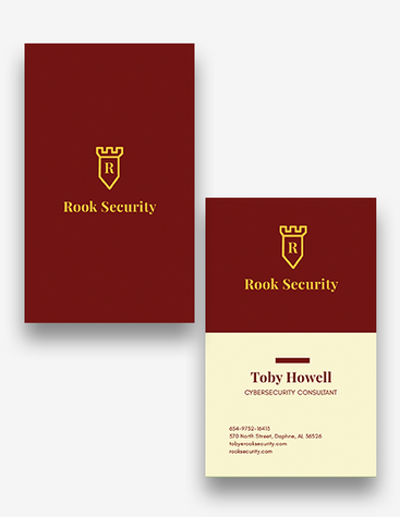 Simple Security Business Card