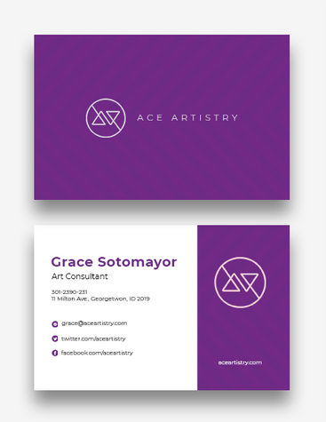Art Consultant Business Card