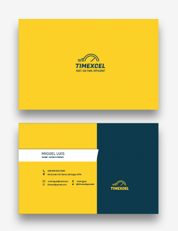 Courier Company Business Card