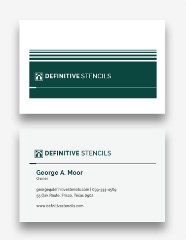 Construction Firm Business Card