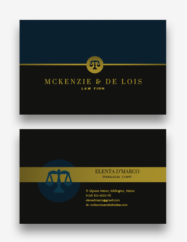 Paralegal Business Card