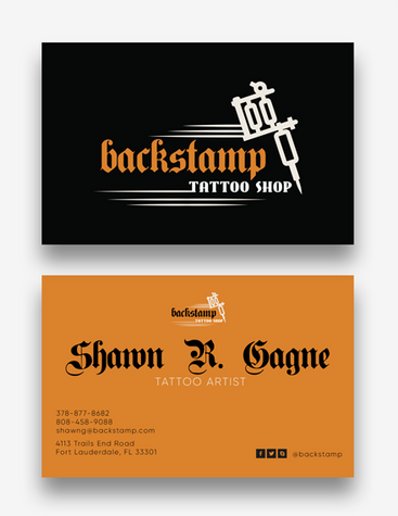 Tattoo Artist Business Card