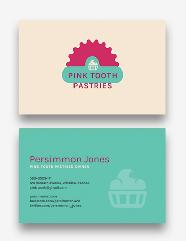 Pastry Shop Business Card