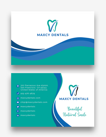 Modern Dentist Business Card