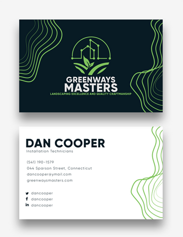 Eye-Catching Landscaping Business Card