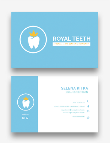 Cosmetic Dentist Business Card