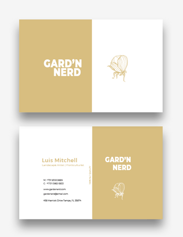Gardener Business Card