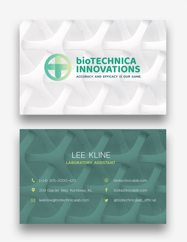Neat Biochemist Business Card
