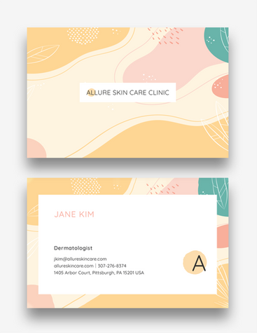 Dermatologist Business Card